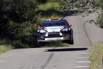 Kimi at the ADAC Rallye Germany, his last successful rally