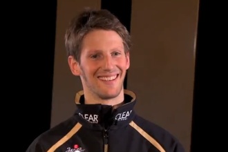 Q&A with Romain Grosjean at the Lotus E20 launch