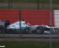 Mercedes gets early start in testing at Barcelona