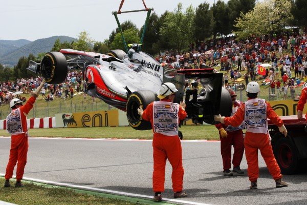 Hamilton stripped of Barcelona pole