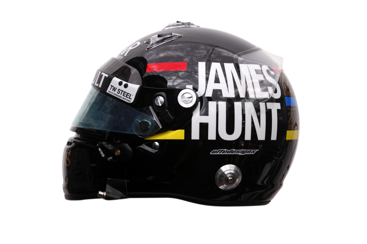 Raikkonen wears James Hunt helmet in Monaco