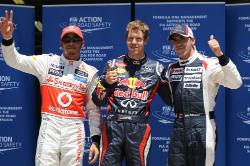 Stranded drivers not expecting exciting race