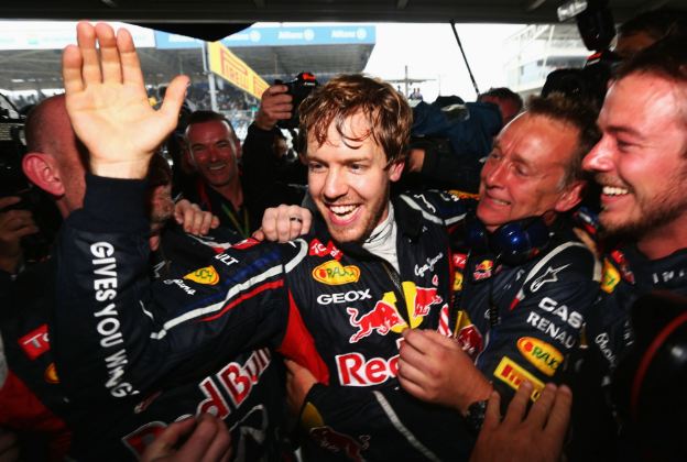 Triple champion Vettel is F1 'yardstick'