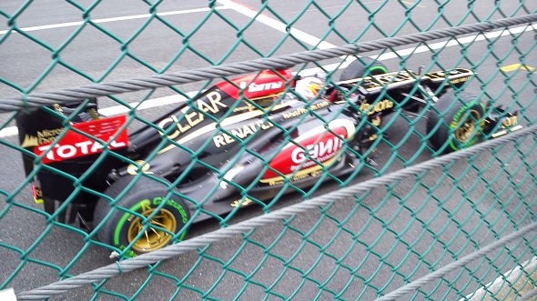 Kimi Raikkonen's practice start