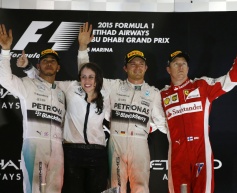 Rosberg completes hat-trick with Abu Dhabi win