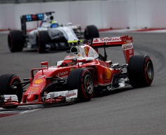Raikkonen content with podium finish