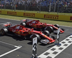 Ferrari locks front row in qualifying