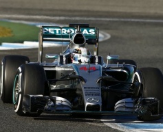 Hamilton pleased by 'positive' test